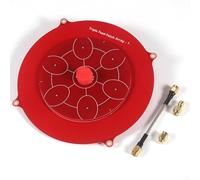 Antenna FPV patch a tripla alimentazione da 150 mm, 5 8 GHz, con rapporto assiale bilanciato e ampia area di copertura per l'uso con trasmettitori pagoda array (rosso)