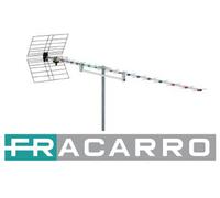 ANTENNA FRACARRO YAGI BANDA LARGA UHF RIFLETTORE GRIGLIA 20ELE 16DB ALLUMINIO F