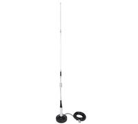 Antenna GMRS, guadagno 6,5 dB, 462-467 MHz, antenna a frusta, supporto base magnetica, con cavo coassiale SL-16 da 4,9 m, compatibile con radio Midland Retevis RT97 RA86 per fuoristrada, Overlander