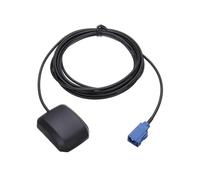 Antenna GPS Attiva per Auto 1,5 Metri | Connettore Fakra C Blu per Sistema di Navigazione GPS | Compatibile con Stereo per Auto Volkswagen VW Ford Audi MFD2 RNS2 RNS-E