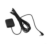 Antenna GPS esterna con spina ad angolo retto da 3,5 mm per auto, camion, SUV, Dash Cam e dispositivi di navigazione satellitare, accessorio amplificatore di segnale, cavo da 280 cm, misura universale