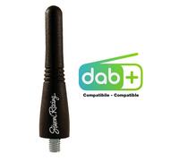 ANTENNA GUM 6 CM GOMMA NERA VITI FILETTATE M4 M5 M6