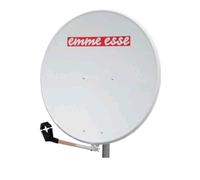 ANTENNA HD 4K PARABOLICA DIAMETRO 100 CM + LNB 4 USCITE INDIPENDENTI EMMESSE