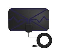 Antenna HD per interni | Antenna TV digitale 4K HD | Portata lunga 3600 miglia, amplificatore interno amplificatore segnale HDTV antenna digitale per DVB-T A/a