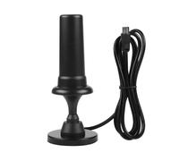Antenna HDTV con amplificatore di segnale e base magnetica, compatibile con risoluzione 4K e 1080P, per uso interno ed esterno, e con ricezione a