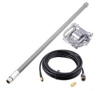 Antenna in fibra di vetro 12dBi per lora 868 MHz per elio HNT Miner per bobcat per nebra per rak - impermeabile all'aperto per omni direzionale con cavo RG58 da 8 m connettore N-maschio UK