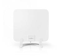 Antenna da interno Attiva FM UHF VHF 0-25 km LTE700 Guadagno 30 dB Bianco Nedis