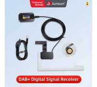 Antenna Junsun DAB+ con adattatore USB per autoradio Antenna GPS per Android compatibile con accessori per auto Junsun DVD