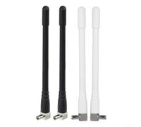 Antenna LTE, 2 pezzi, per modem ZTE MF61 4G LTE, MiFi, router mobile, hotspot, connettore TS9, ripetitore di segnale per rete wireless (nero)