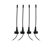 Antenna microfono adattata compatibile con Sennheiser G1/G2/G3 SK2000 sistema microfonico wireless trasmettitore ricevitore riparazione di ricambio(4 pieces)