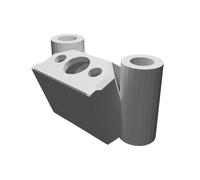 Antenna Mount for GEPRC Mark5 Drone - Low Profile SMA Compatible Design