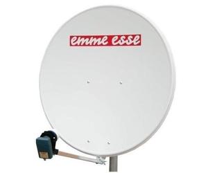 ANTENNA PARABOLA SATELLITARE 100CM ACCIAIO BIANCO EMME ESSE MODELLO 80100A