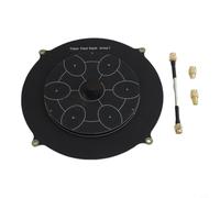 Antenna patch a tripla alimentazione da 5,8 GHz, 150 mm, per quad FPV, ad alta efficienza, guadagno 14dBi, lobo principale largo per volare a lungo raggio (nero)