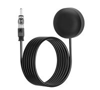 Antenna per Auto FM, Antenna Auto Radio Parabrezza Patch con Spina DIN 3M, Cavo di Prolunga per Veicoli, Auto, Camion, SUV, Radio Stereo