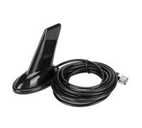 Antenna per autoradio, kit antenna mobile UHF/VHF 144/430 MHz Sharkfin Ricetrasmettitore per auto radio per camion VHF marino amatoriale