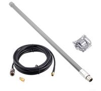 Antenna per LoRa a lunga distanza cellulare a lungo raggio da 12 dBi, 868 MHz, 915 MHz, ottimizzata per antenna in fibra di vetro Omni ad elio (kit antenna)