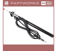 Antenna per PORSCHE 356 A/B 911 F 912 914 estensibile cromata punta ROSSO