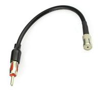 Antenna per tettuccio auto Antenna Auto Adattatore antenna autoradio ISO a cavo DIN per convertitore audio FM AM per testa stereo per parte esterna DAB