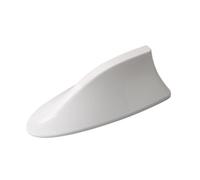 Antenna per tettuccio auto Antenna Tetto Con Antenna a pinna di squalo per auto, antenne per segnale radio FM per, da tetto per automobili, parti ricambio per lo stile esterno(White)