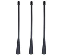 Antenna per walkie talkie UHF 400-470 MHz, 16,3 cm, per Motorola EP450, HT1250, HT750, CP040, CP185, CP200, PR400, SP10, SP21, 3 pezzi