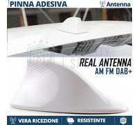 Antenna PINNA DI SQUALO Bianca PER HONDA JAZZ, FR-V Ricezione Radio AM-FM-DAB+