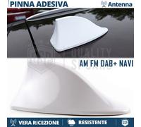 Antenna PINNA DI SQUALO BIANCA PER SSANGYONG Ricezione Radio AM-FM-DAB+