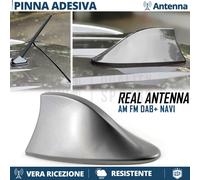Antenna PINNA DI SQUALO Grigia PER FIAT PUNTO, GRANDE, EVO Ricezione AM-FM-DAB