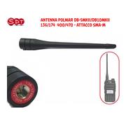 ANTENNA POLMAR DB-5MKII/DB10MKII 136/174 - 400/470 - ATTACCO SMA-M