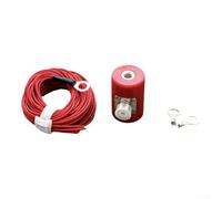 Antenna portatile a onde corte, base per antenna M10, kit di base per antenna a onde corte, per una migliore ricezione di onde corte per onde corte (rosso + griglia)