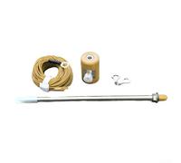 Antenna portatile a onde corte, base per antenna M10, kit di base per antenna a onde corte, per una ricezione avanzata per onde corte (giallo + griglia + asta)