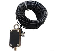 Antenna portatile di HF, antenna verticale di HF 1-30MHz con l'anello magnetico, per la comunicazione radio a onde corte (A25)