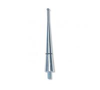 ANTENNA RADIO AM/FM PER TETTO AUTO IN ALLUMINIO 9 CM CROMATO ANTICORROSIONE