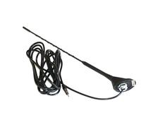 Antenna Radio Auto KFZ Per Mercedes Con Base + 4,5M Cavo Norm DIN