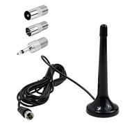 Antenna radio DAB FM FM con base magnetica e cavo di prolunga da 30 cm | Antenna universale per impianto stereo per radio portatile, ricevitore AV, alta qualità di ricezione, sintonizzatore stereo