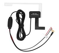 Antenna radio digitale DAB Antenna patch amplificata da 3 metri con cavo 20 dB con connettore SMB Supporto adesivo 12 V per sistemi di auto