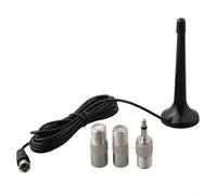 Antenna radio FM con base magnetica e 3 adattatori, cavo coassiale da 3 metri per una migliore connettività