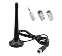Antenna Radio FM DAB, Antenna FM Telescopica da Interno con Base Magnetica 75 Ohm e Cavo Telescopico 3 metri, Compatibile con Stereo HiFi da Casa Amplificatori Sintonizzatori e Ricevitori AV