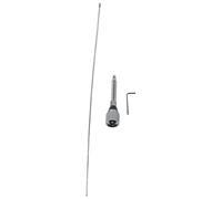 Antenna Radio Mobile per Auto da 100 W, Antenna VHF 144 MHz/UHF 435 MHz da 55 Cm, Guadagno 2,15 DB Antenna Walkie Talkie per Auto Dual Band Impermeabile Resistente All'usura per TM271a FT1900R