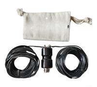 Antenna radio portatile compatta HF a onde corte 1-30 MHz con anello magnetico importato - Design impermeabile per viaggi 15x10x6cm (antenna H25)