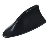 Antenna Shark Fin Auto con Base per Ricezione Radio | Abs e Metallo, Nero, per Suv e Hatchback, Profilo Sportivo, Accessorio Esterno Auto