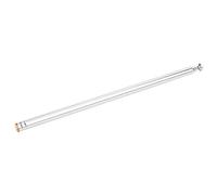 Antenna Telescopica a Stelo, Antenna a Guadagno di Segnale a Canale Completo in Rame a 7 Sezioni per TV FM Radio Telecomando Televisore per Auto Giocattolo, Antenna da 165mm ~ 970mm
