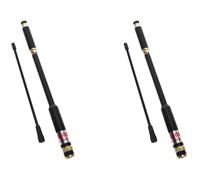Antenna telescopica BNC UHF VHF 2X AL800 per radio bidirezionale portatile TK-208 Icom Walkie Talkie IC-V85