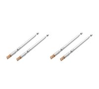 Antenna telescopica da 25,4 cm e 10 pollici a 5 sezioni per radio e TV.