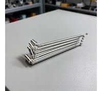 Antenna telescopica in 5 pezzi progettata per sintonizzatori TV e radio analogiche con estensione a 7 stadi e robusta struttura in metallo