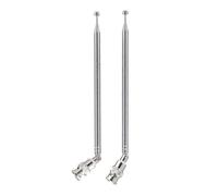 Antenna telescopica regolabile BNC per scanner radio VHF UHF AM FM (2 pz)