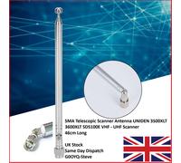 Antenna Telescopica SMA Scanner UNIDEN 3500XLT 3600XLT SDS100E VHF - UHF