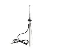 Antenna telescopica universale passiva AM/FM nera Ø38 mm