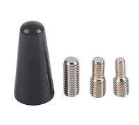 Antenna tetto per auto 3 cm Universale in Lega di Alluminio Auto Tetto Esterno Adattatore Antenna a Asta Corta