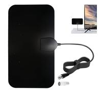 Antenna TV 4K per interni, Antenna TV digitale per interni da oltre 250 km di lunghezza per DTT DVB-T/DVB-T 2 con cavo da 3 m, antenna per la ricezione digitale HD/VHF/UHF/FM