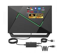 Antenna TV aggiornata 2026 per Smart TV interno/esterno, antenna digitale HD amplificata per canali locali gratuiti, ricezione a lungo raggio con amplificatore di segnale, supporta 4K 1080p, cavo da 5